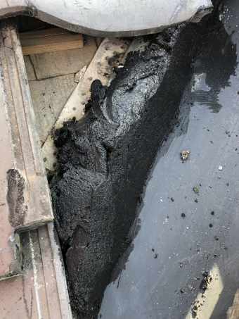 瓦差し替え 谷部