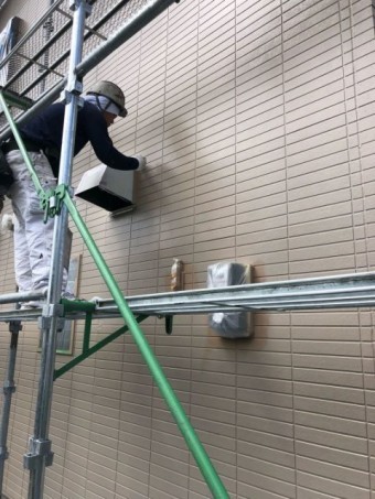 外壁上塗り