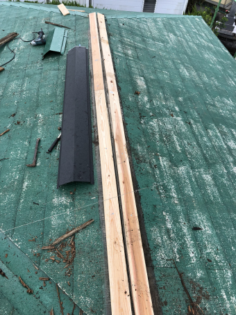 棟板金交換 貫板
