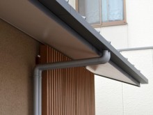 ガルバリウム鋼板雨樋 宮崎市