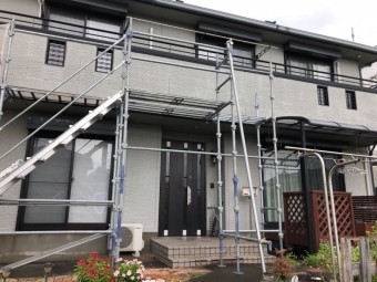 高圧洗浄洗い流し 塗装